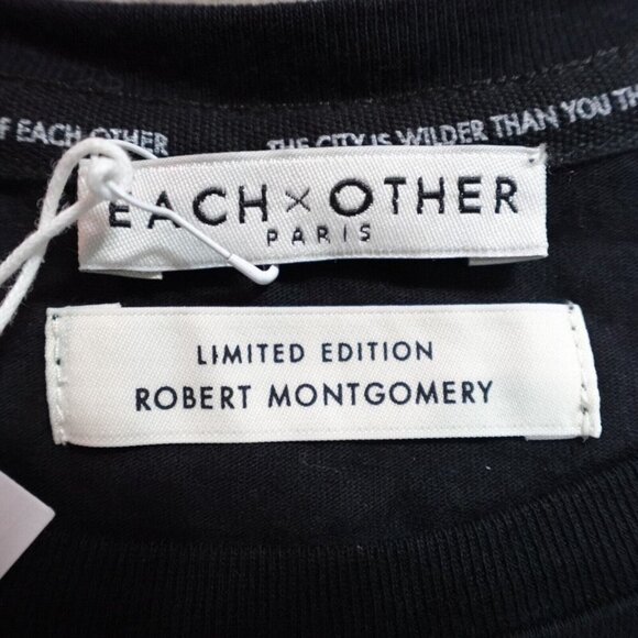 Each x Other Shirt Small Black Robert Montgomery NEW - Picture 3 of 7